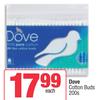 Dove Cotton Buds-200s Pack