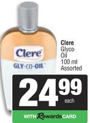 Clere Glyco Oil Assorted-100ml Each