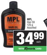 MPL Hair Oil Assorted-125g