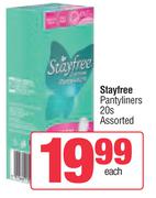 Stayfree Pantyliners Assorted-20s Pack