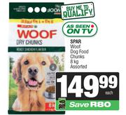 Spar Woof Dog Food Chunks Assorted-8kg