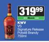 KWV VS Signature Release Potstill Brandy-750ml