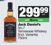 Jack Daniel's No.7 Tennessee Whisky-750ml