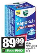 Vicks Xtra Strong Vapo Rub-50g
