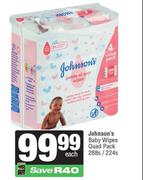 Johnson's Baby Wipes Quad Pack-288s/224s