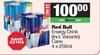 Red Bull Energy Drink Cans-For 2 x 4 x 250ml