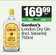 Gordon's London Dry Gin-750ml