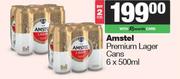 Amstel Premium Lager Cans-For 2 x 6 x 500ml