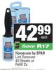 Homecare By Spar Lint Remover 40 Sheets Or Refill 2s