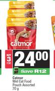 Catmor Wet Cat Food Pouch Assorted-For 3 x 70g