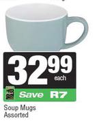 Spar Soup Mugs Assorted-Each