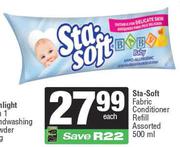 Sta Soft Fabric Conditioner Refill Assorted-500ml