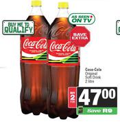 Coca Cola Original Soft Drink-For 2 x 2L