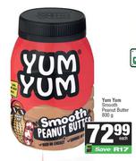 Yum Yum Smooth Peanut Butter-800g