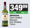 Jameson Triple Distilled Blended Irish Whisky-750ml