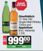 Glenfiddich 15 Year Old Single Malt Whisky 750ml & Appletiser 1.25L-For Both