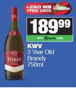 KWV 3 Year Old Brandy-750ml