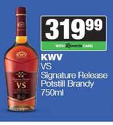 KWV VS Signature Release Potstill Brandy-750ml