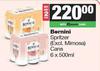 Bernini Spritzer (Excl Mimosa) Cans-For Any 2 x 6 x 500ml