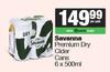 Savanna Premium Dry Cider Cans-6 x 500ml Per Pack
