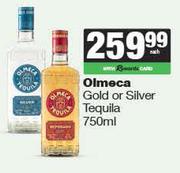 Olmeca Gold Or Silver Tequilla-750ml Each