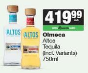 Olmeca Altos Tequila (Incl Variants)-750ml