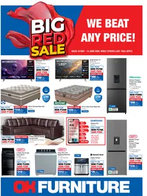 OK Furniture Botswana : Big Red Sale (18 May - 14 June 2026)