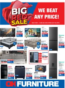 OK Furniture Lesotho : Big Red Sale (18 May - 14 June 2026)