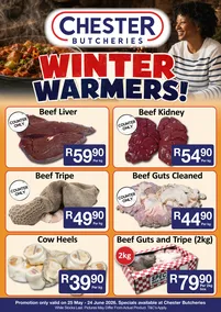 Chester Butcheries : Winter Warmers (25 May - 24 June 2026)