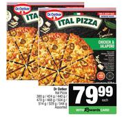 Dr Oetker Ital Pizza Assorted-380g/424g/440g/470g/468g/504g/514g/529g/554g Each