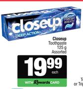 Closeup Toothpaste Assorted-125g 