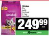 Whiskas Dry Adult Cat Food Assorted-2.7kg Each