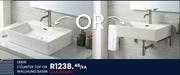 LRBW Counter Top Or Wallhung Basin-Each