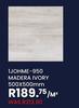 1Johme-950 Madera Ivory 500 x 500mm-Per Sqm