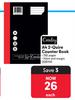 Croxley A4 2 Quire Counter Book 326159