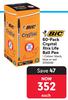 Bic 60 Pack Crystal Xtra Life Ball Pen 210049