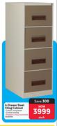 4 Drawer Steel Filing Cabinet 1029795