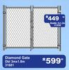 Diamond Gate Double 3m x 1.8m 31681