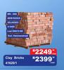 Clay Bricks 41620/1-Per 1000