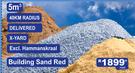 Building Sand (Red)-Per 5 Cubic Meter