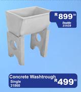 Concrete Washtrough (Single) 31860