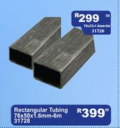 Rectangular Tubing 76 x 50 x 1.6mm 31728-6m