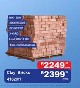 Clay Bricks 41620/1-Per 1000
