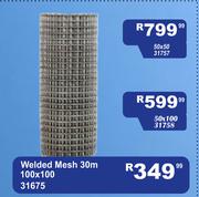 Welded Wire Mesh 100 x 100 31675-30m