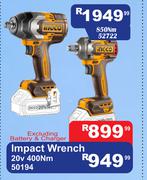 Ingco Impact Wrench 20V 400Nm 50194