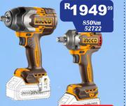 Ingco Impact Wrench 20V 850 Nm 52722