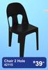 Chair 2 Hole 42115