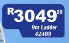 Alum Push Up Ladder 9m 42409