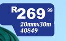 Hosepipe + Fittings 20mm x 30m 40849
