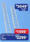 Alum Push Up Ladder 6m 30025